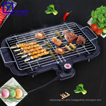Tabletop bbq grill with thermostat height adjustable for homeuse electric barbecue grill
